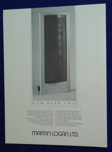 Raro martin logan brochure di - brochure,