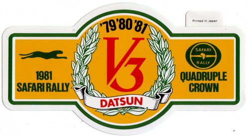 Adesivo datsun safari rally - adesivo,