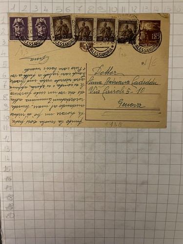 Storia postale cartolina - postale,