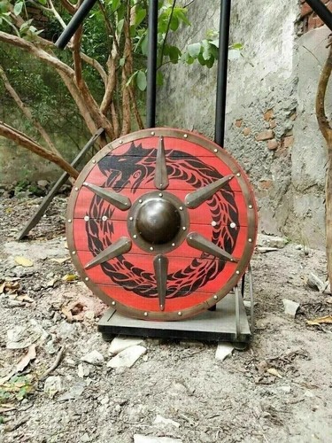 Scudo battaglia medievale - scudo,