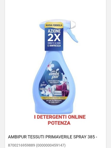 Ambi pur spray - ambi, tessuti