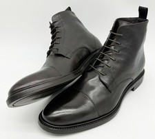 PAUL SMITH JARMAN DACK STIVALI IN PELLE MARRONE SCARPE NUOVE SCATOLA TAGLIA:UK9.5 EU43.5 US10.5