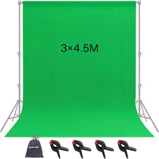 Green Screen, 3 X 4,5M Telo