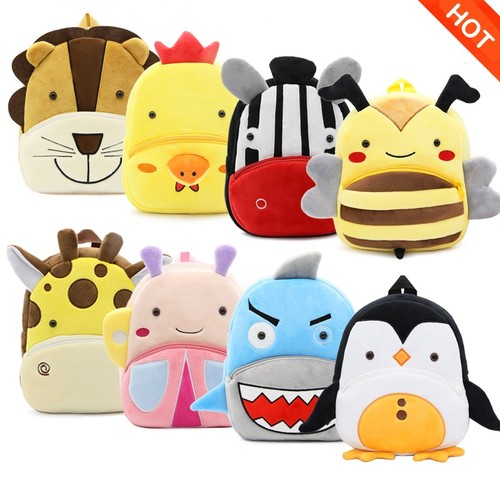 Zaino peluche animale bambini - zaino,