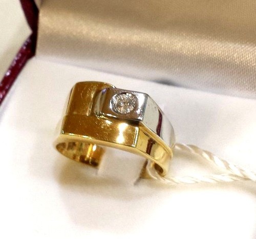 Anello uomo oro - anello, e
