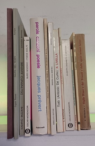 Lotto libri di poesia - di,