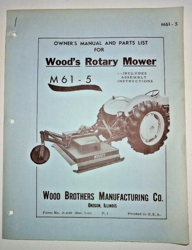Woods m61 tosaerba rotante - m61-5,