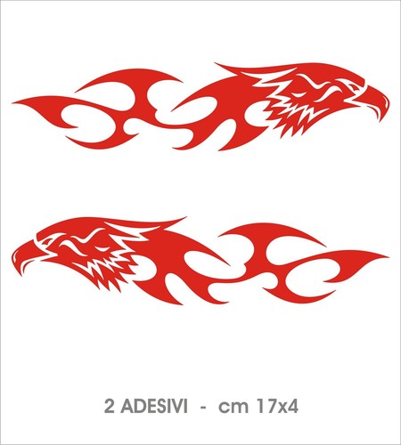 Tribale adesivi falco 2 - ,