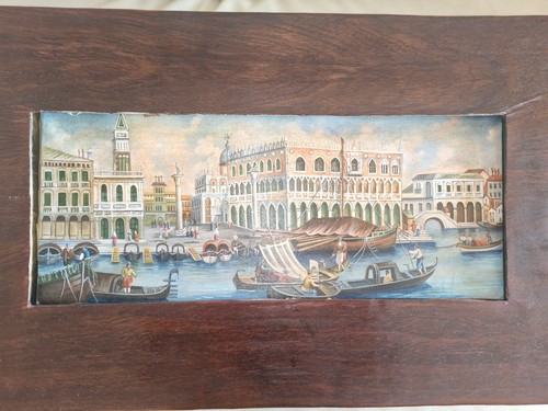 Quadro dipinto veduta - , di