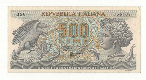 500 lire aretusa - lire,