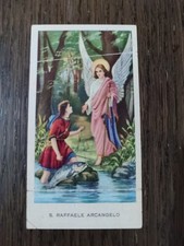 San Raffaele Arcangelo, Holy Card, ED G MI 56