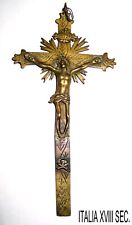 Crocefisso antico XVIII Italia