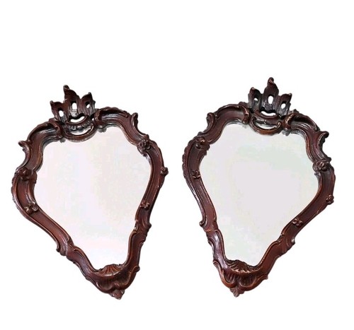 Coppia specchi antichi con - di,