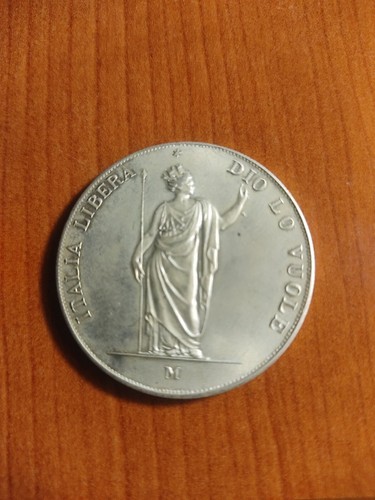 Rara moneta lire - lire, 1848