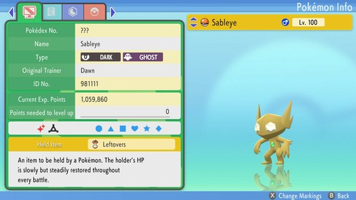 Shiny sableye 6ivs - shiny,