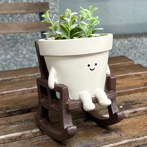 Carino sedia dondolo vasi - a,