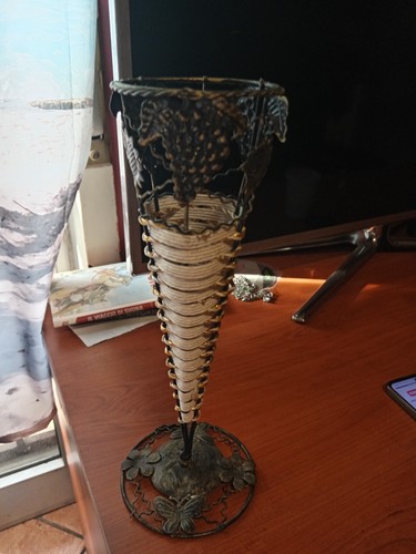 Vaso ferro battuto - ,