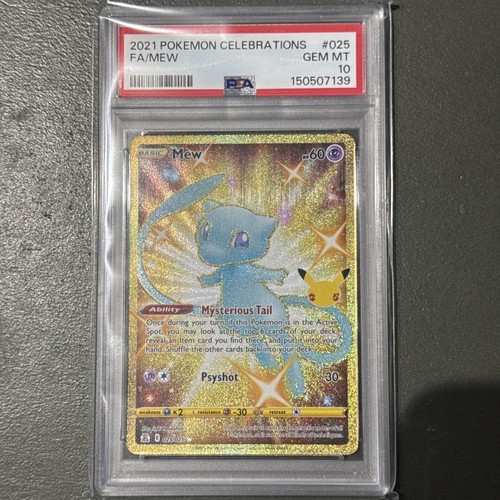 Mew 025 psa gem - psa,