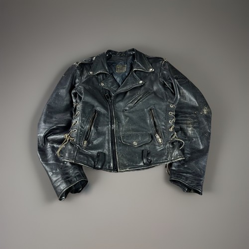 Giacca pelle vintage anni - pelle,
