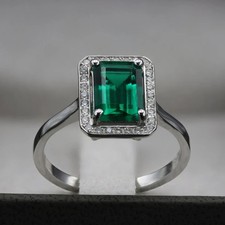 Fede Nuziale 3,50 Ct Smeraldo