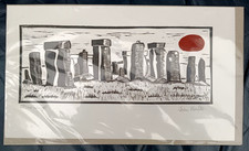 Stonehenge stampa originale