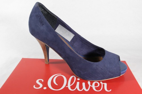 Oliver décolleté blu - s.oliver, décolleté,