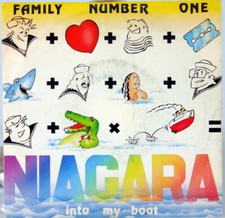 Disco vinile 45 giri Niagara... ( into my Boat ) Family Number one Mercury 1985