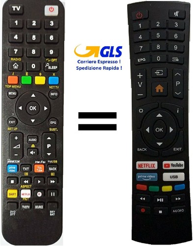 Telecomando programmato per - , tv