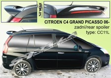 SPOILER TETTO POSTERIORE PORTELLONE CITROEN C4 GRAND PICASSO MARCA WING ACCESSORI 
