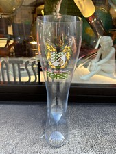 BIRRA FORST stivale bicchiere 2 litri vetro stiefel beer bier boccale glass