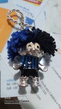 troll smaltato argento anni 90 perfetto argento silver 925 INTER CALCIO