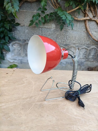 Lampada rossa industriale anni - lampada,