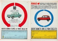 2 pagine pubblicitarie RENAULT