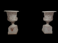 Pair of Large Monumental Cast