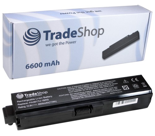 Batteria 6600mah per toshiba - batteria,