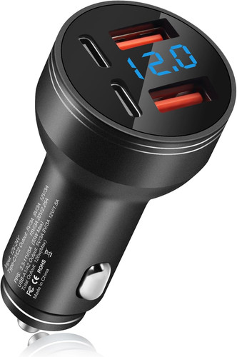 Caricabatterie auto usb - da, usb-c
