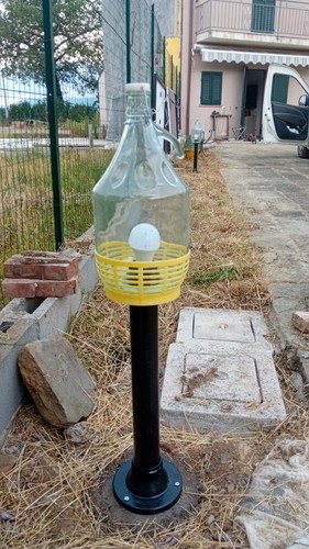 Lampione palo luminoso - , da