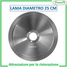 Lama acciaio affettatrice - lama,