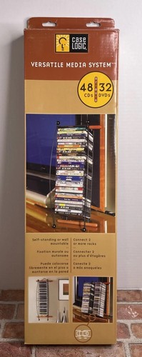 Case logic media rack supporto - case,