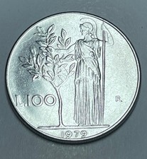 100 lire italia minerva - 100, 1