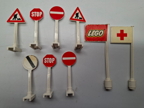 Lego vintage road signs - signs, and