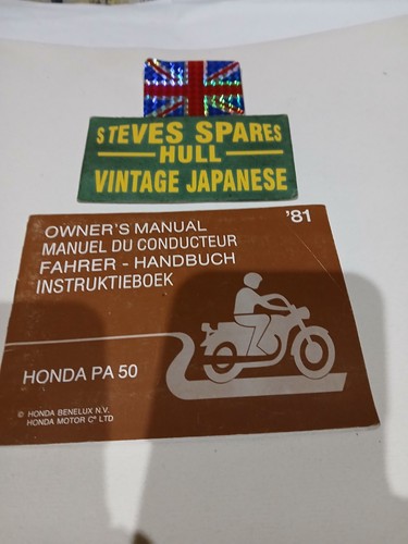 Honda camino pa50 manuale - honda, pa50,