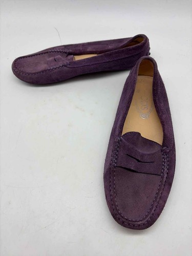 Tod purple size loafer - tod's,