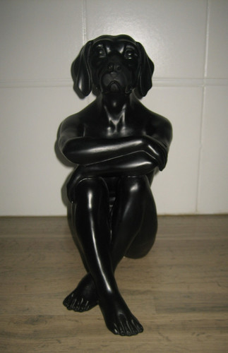 Sculpture kare design dogman - sculpture,