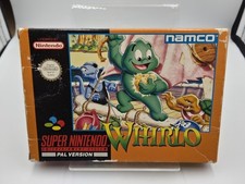 SNES Super Nintendo Whirlo con scatola originale e istruzioni ESP