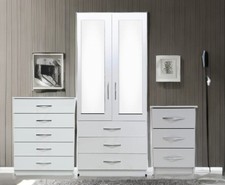 Armadio 2 ante in legno pronto