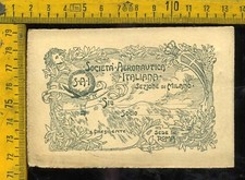 Tessera Aeronautica Aerostatica  SAI Milano Roma Non Compilata pc 404