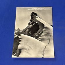 LA ROCCIA NERA VISTA TRAVERSANDO I BREITHORN - Bianco e nero Cartolina