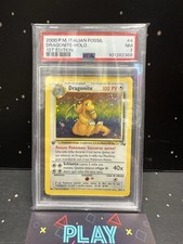 DRAGONITE 4/62 ITALIANO PSA 7 PRIMA EDIZIONE POKEMON FOSSIL HOLO NM NEAR MINT