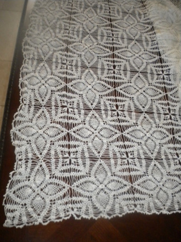 Tovaglia bianca lavorata - lavorata, a